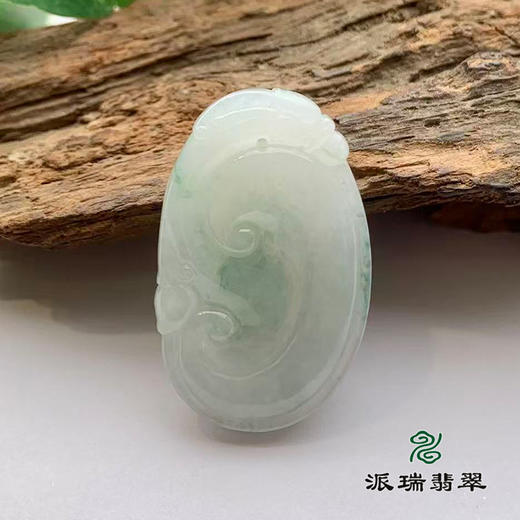 派瑞翡翠 翡翠挂件 糯种 浅绿 商品图1