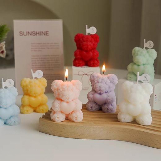 爱心小熊香薰蜡烛 单点不送 （款式随机） 商品图0