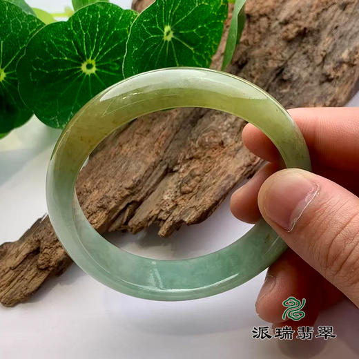 派瑞翡翠 翡翠手镯 糯冰 黄翡 商品图2