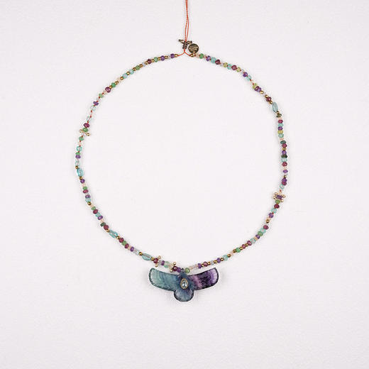 北京仓｜ROOM SERVICE-SHAMAN-凤凰 萤石 吊坠 项链［法国设计师］ 商品图1