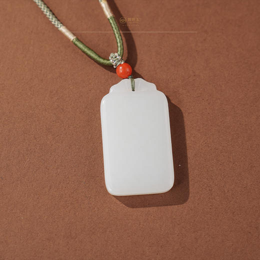 「希声」羊脂白玉无事牌 商品图3