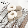 预售|Safiya/索菲娅2025时尚流苏厚底加绒抗寒百搭懒人保暖毛毛雪地靴SFD411A265 商品缩略图6