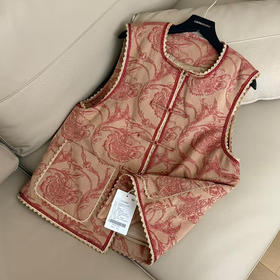 【不退不换】【预售7天】良木礼鹅绒国风马甲(D251101466)