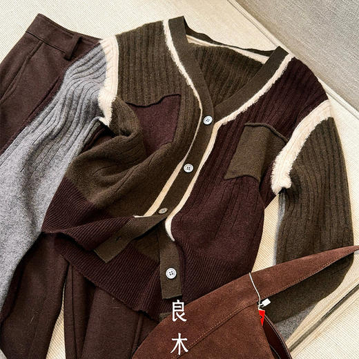 【预售7天】良木礼绵羊毛上衣（D25102291F） 商品图3
