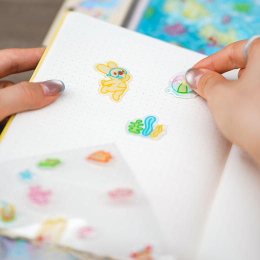夏日系列果冻胶贴纸 商品图1