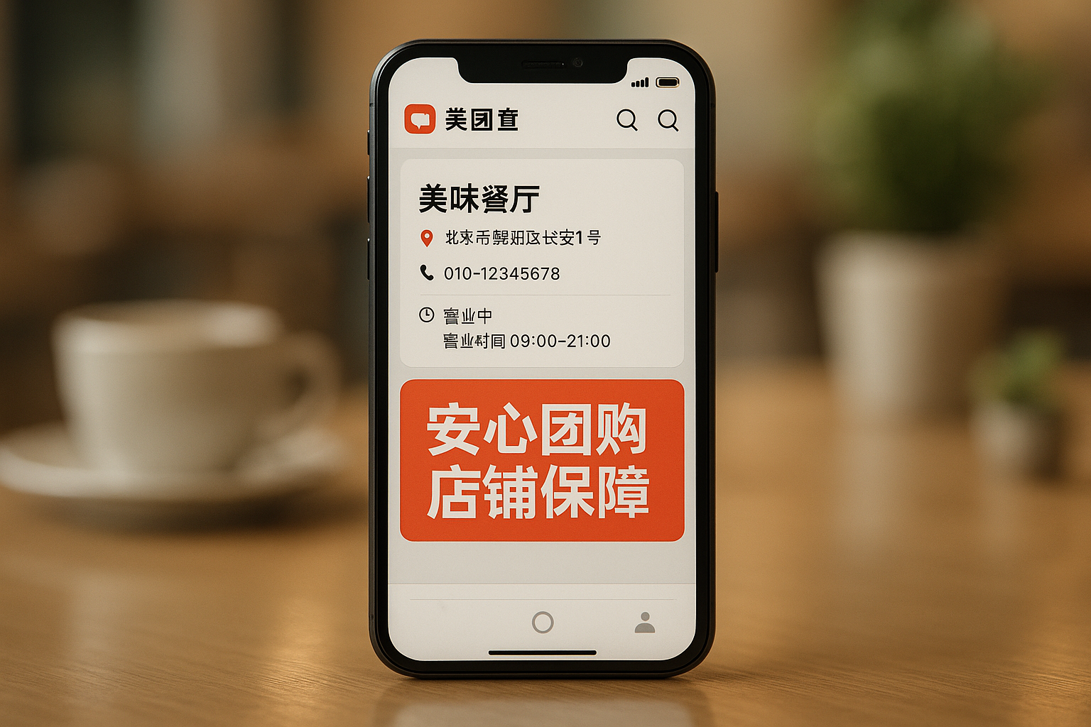 如何在小红书团购页查找店铺信息？