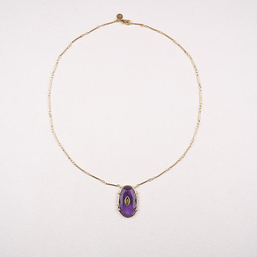 北京仓｜ROOM SERVICE-CHEEMA-紫水晶 吊坠 项链［法国设计师］ 商品图2