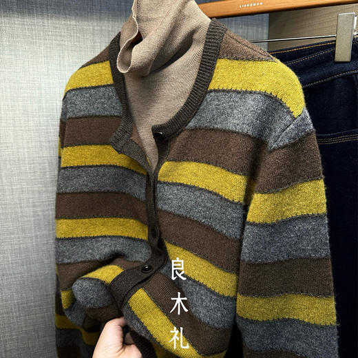 良木礼绵羊毛开衫（D25102514） 商品图5