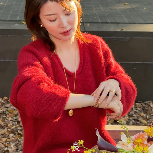 【预售7天】良木礼蚕丝羊绒毛衣(D251102720F) 商品图4