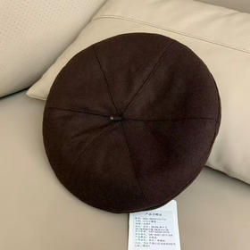 【预售7天，不退不换】良木礼羊毛贝雷帽（D251101772）