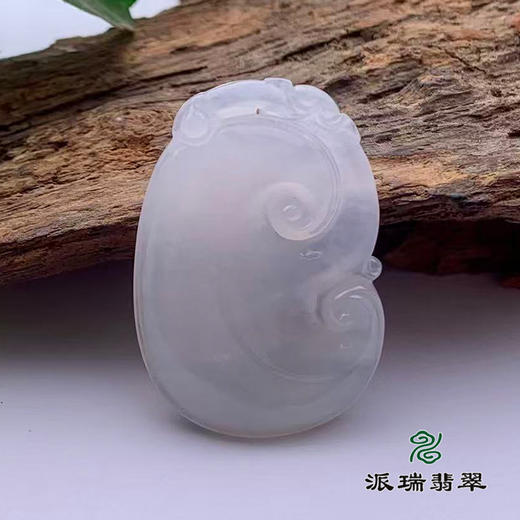 派瑞翡翠 翡翠挂件 糯冰 无色 商品图0