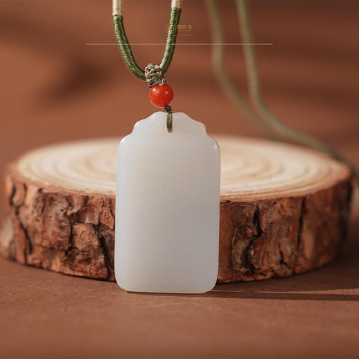 「希声」羊脂白玉无事牌 商品图5