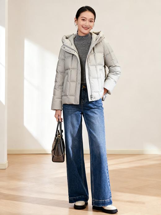 臣禾	【暖心鹅绒服-短款】连帽羽绒服 90白鹅绒	JZ254070215 商品图6