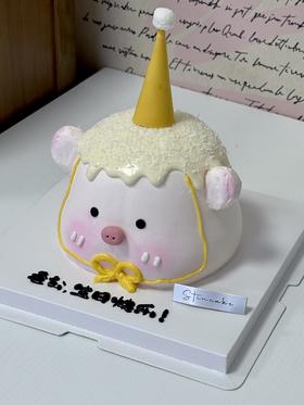 生日帽小猪