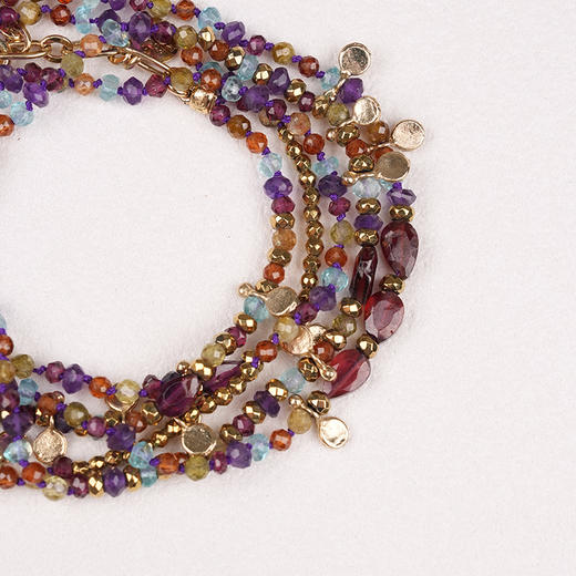 北京仓｜ROOM SERVICE-ADOUM-紫水晶 串珠 多圈 手链（多种戴法）［法国设计师］ 商品图2