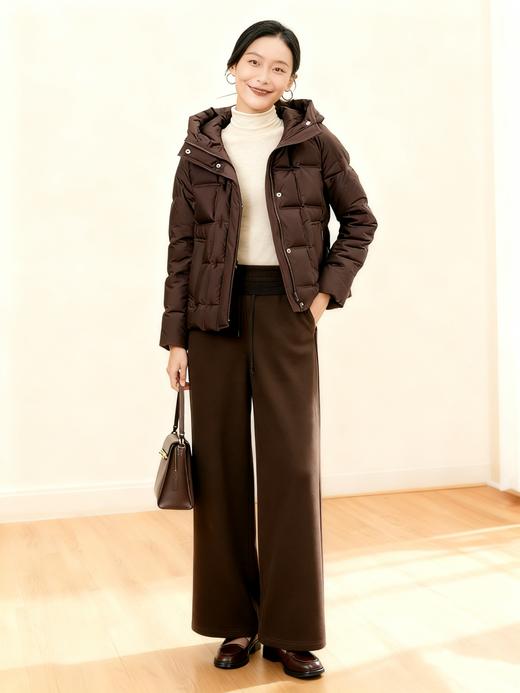 臣禾	【暖心鹅绒服-短款】连帽羽绒服 90白鹅绒	JZ254070215 商品图4