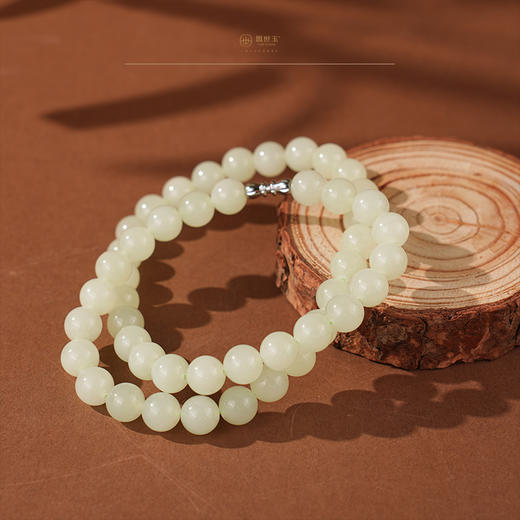 「吟雪」白玉珠链 商品图0
