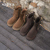 预售|Safiya/索菲娅流苏民族风坡跟厚底侧拉链百搭复古西部短靴2025SFD4116408 商品缩略图3