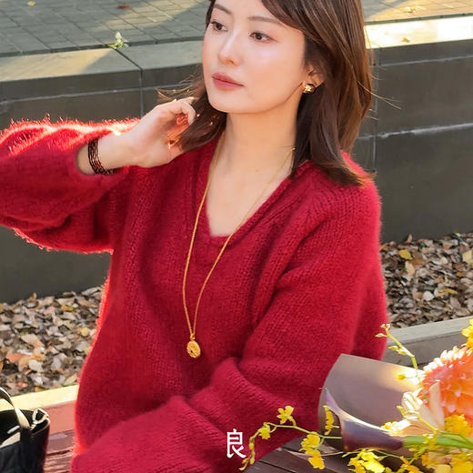 【预售7天】良木礼蚕丝羊绒毛衣(D251102720F) 商品图2