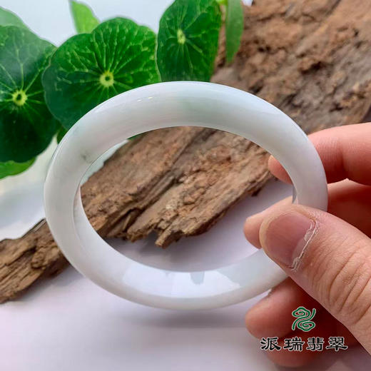 派瑞翡翠 翡翠手镯 糯冰 飘花 商品图2
