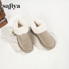 预售|Safiya/索菲娅2025时尚流苏厚底加绒抗寒百搭懒人保暖毛毛雪地靴SFD411A265 商品缩略图5