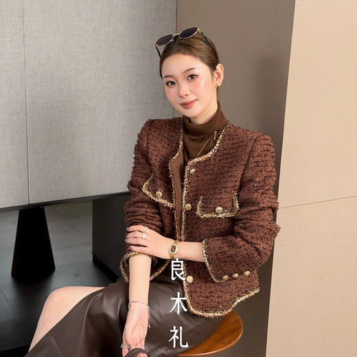 【部分现货】良木礼绵羊毛小香外套（D25102716） 商品图3