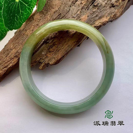 派瑞翡翠 翡翠手镯 糯冰 黄翡 商品图1