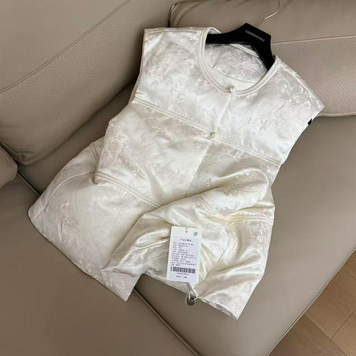 【不退不换】【预售7天】良木礼鹅绒国风马甲（D251101462） 商品图0