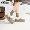 预售|Safiya/索菲娅2025时尚流苏厚底加绒抗寒百搭懒人保暖毛毛雪地靴SFD411A265 商品缩略图9