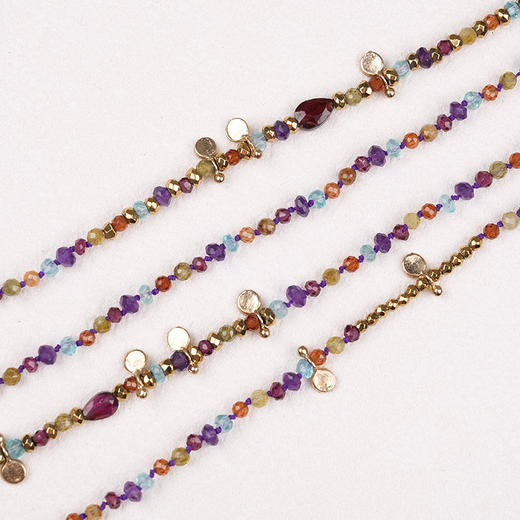 北京仓｜ROOM SERVICE-ADOUM-紫水晶 串珠 多圈 手链（多种戴法）［法国设计师］ 商品图3