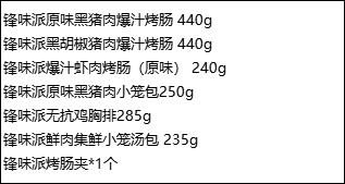 spp 锋味派全家福低温礼盒A 358型 商品图1