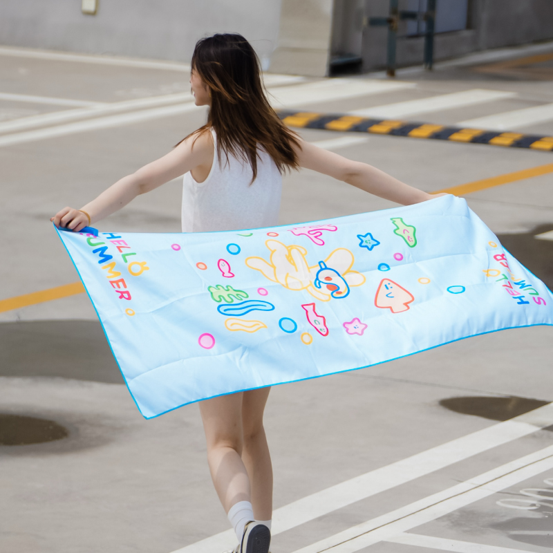 夏日系列团团速干浴巾
