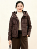 臣禾	【暖心鹅绒服-短款】连帽羽绒服 90白鹅绒	JZ254070215 商品缩略图3