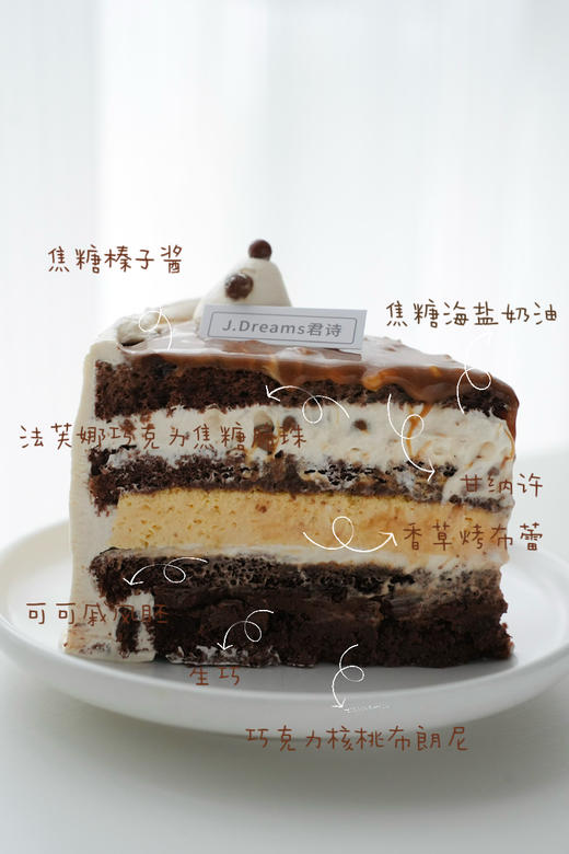 焦糖超级巧克力蛋糕（约11点30后可取） 商品图1