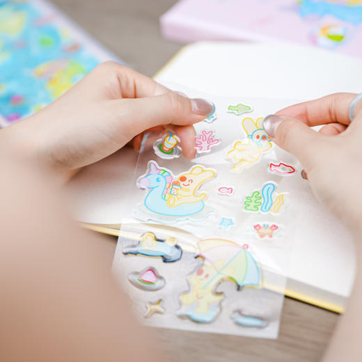 夏日系列果冻胶贴纸 商品图2