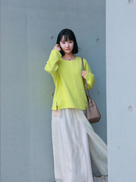 【抖音专属】新中式上衣（25708015柠檬黄） 商品图0