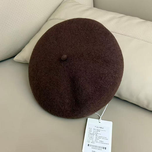 【预售7天，不退不换】良木礼羊毛贝雷帽（D251101770） 商品图1