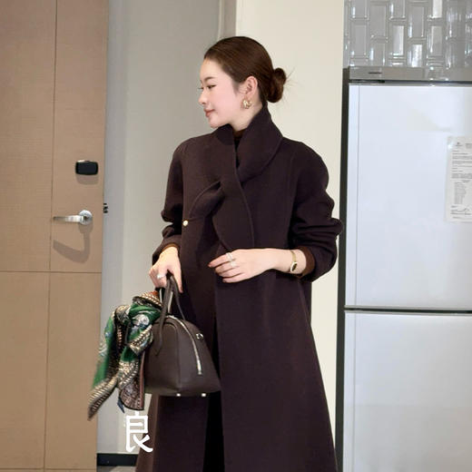 【特价不退换】【预售7天】良木礼羊绒大衣（D2582102） 商品图6