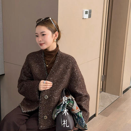 【特价不退不换】【部分现货】良木礼羊毛外套（Q8119） 商品图2