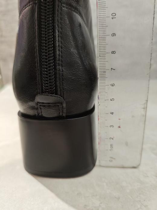 西村名物2025年冬季新款舒适中跟毛绒内里时装靴切尔西靴X25DS48671 商品图6