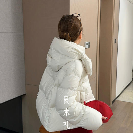 【特价不退换】【预售7天】良木礼短款连帽鹅绒服（D251101750） 商品图5
