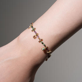 北京仓｜ROOM SERVICE-LUCKY-四叶草 流苏 手链［法国设计师］