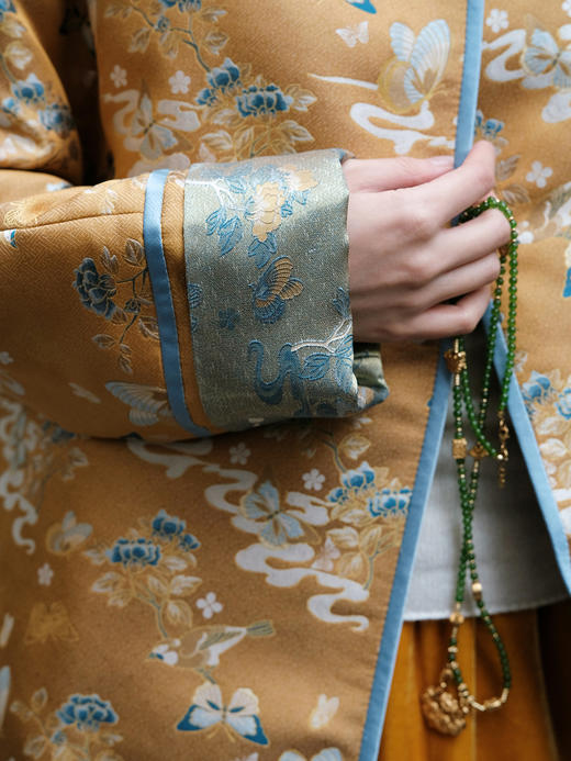 盛唐牡丹 | 四重纬织金重缎宋锦棉外套 商品图5