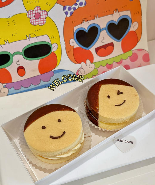 复古娃娃脸老式奶油蛋糕 商品图1
