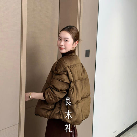 【特价不退换】【预售7天】良木礼短款鹅绒服（D25102809） 商品图0