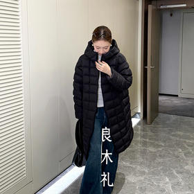 【特价不退换】【预售7天】良木礼长款连帽鹅绒服（D25102704F）