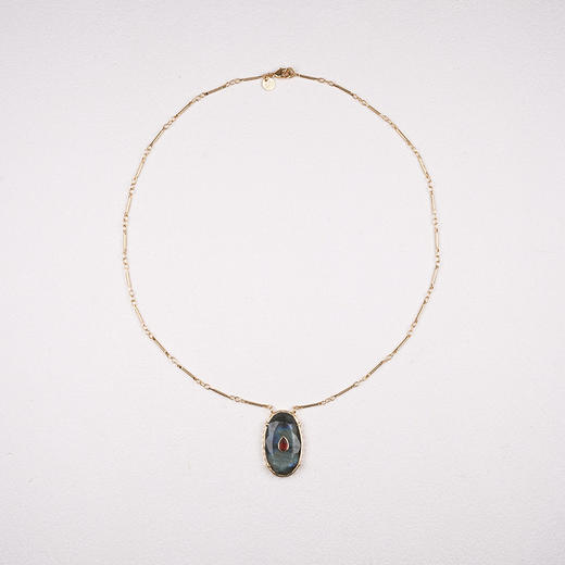 北京仓｜ROOM SERVICE-CHEEMA-拉长石 吊坠 项链［法国设计师］ 商品图2