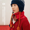 【春Vol.0】allblu幼岚美丽诺羊毛【毛织拼接小马围巾】儿童围巾25冬款新品ZY 商品缩略图1