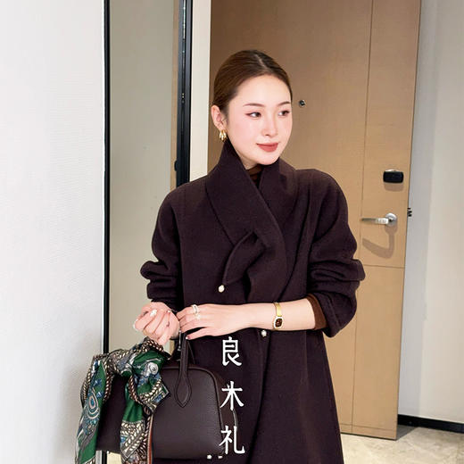 【特价不退换】【预售7天】良木礼羊绒大衣（D2582102） 商品图0