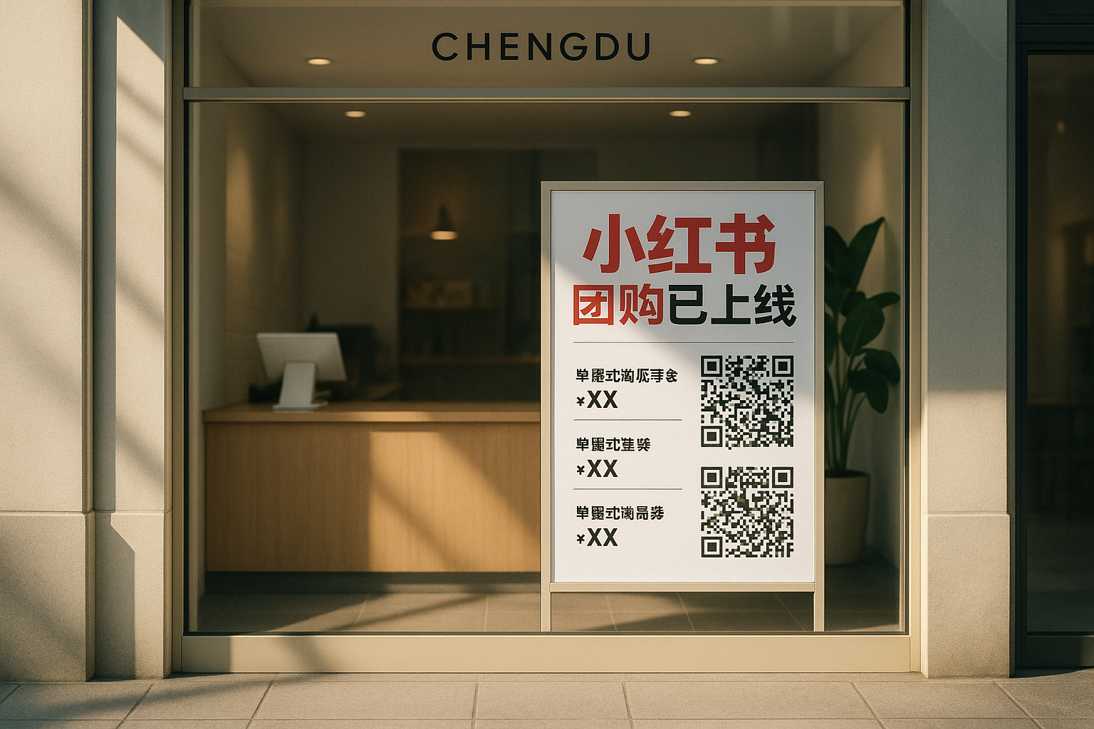 需要什么条件才能在成都开通小红书团购？